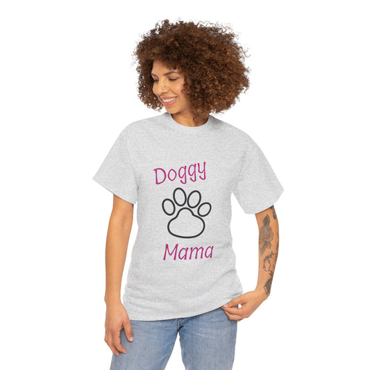 Doggy Mama Unisex Heavy Cotton Tee Printify