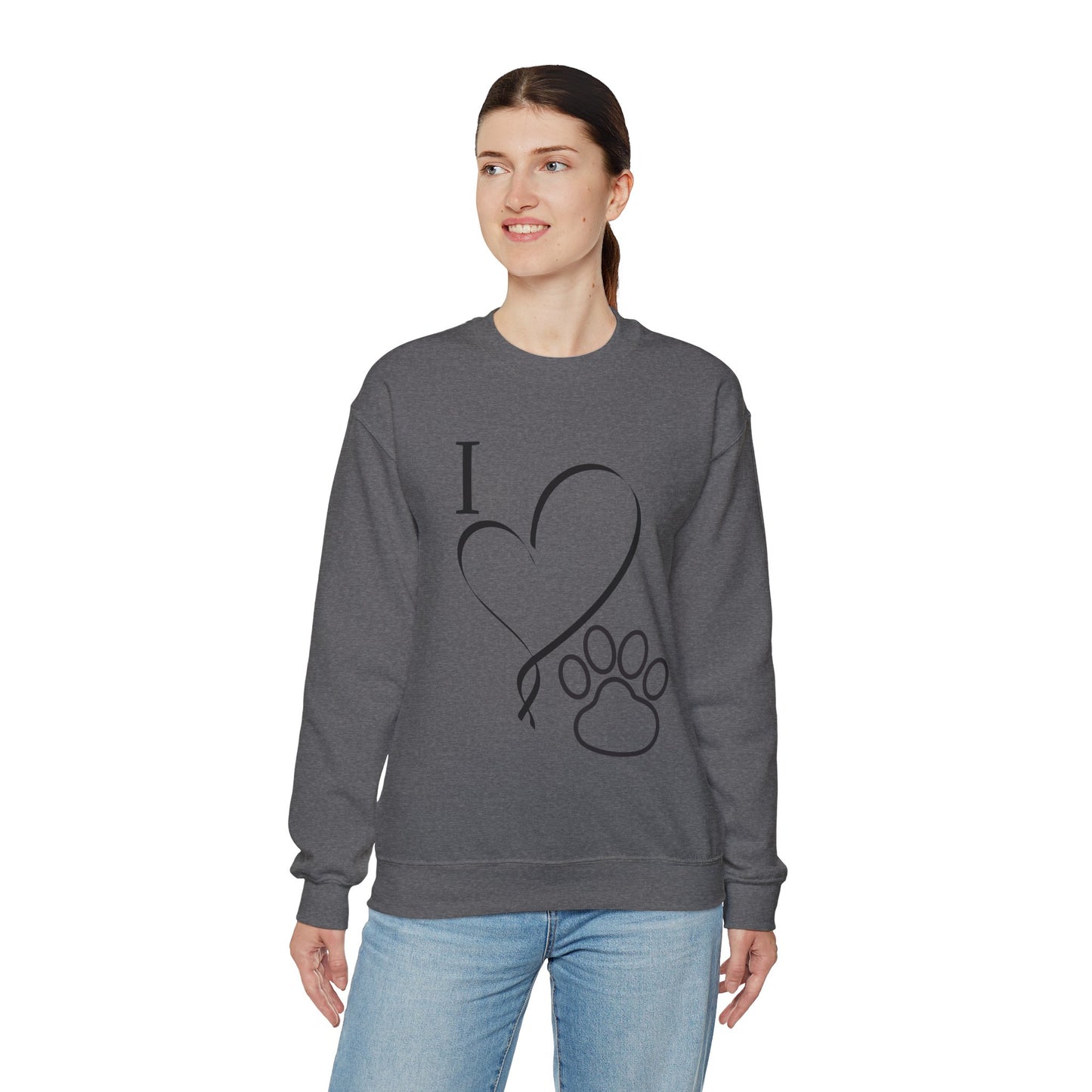 I Love My Pet Crewneck Sweatshirt