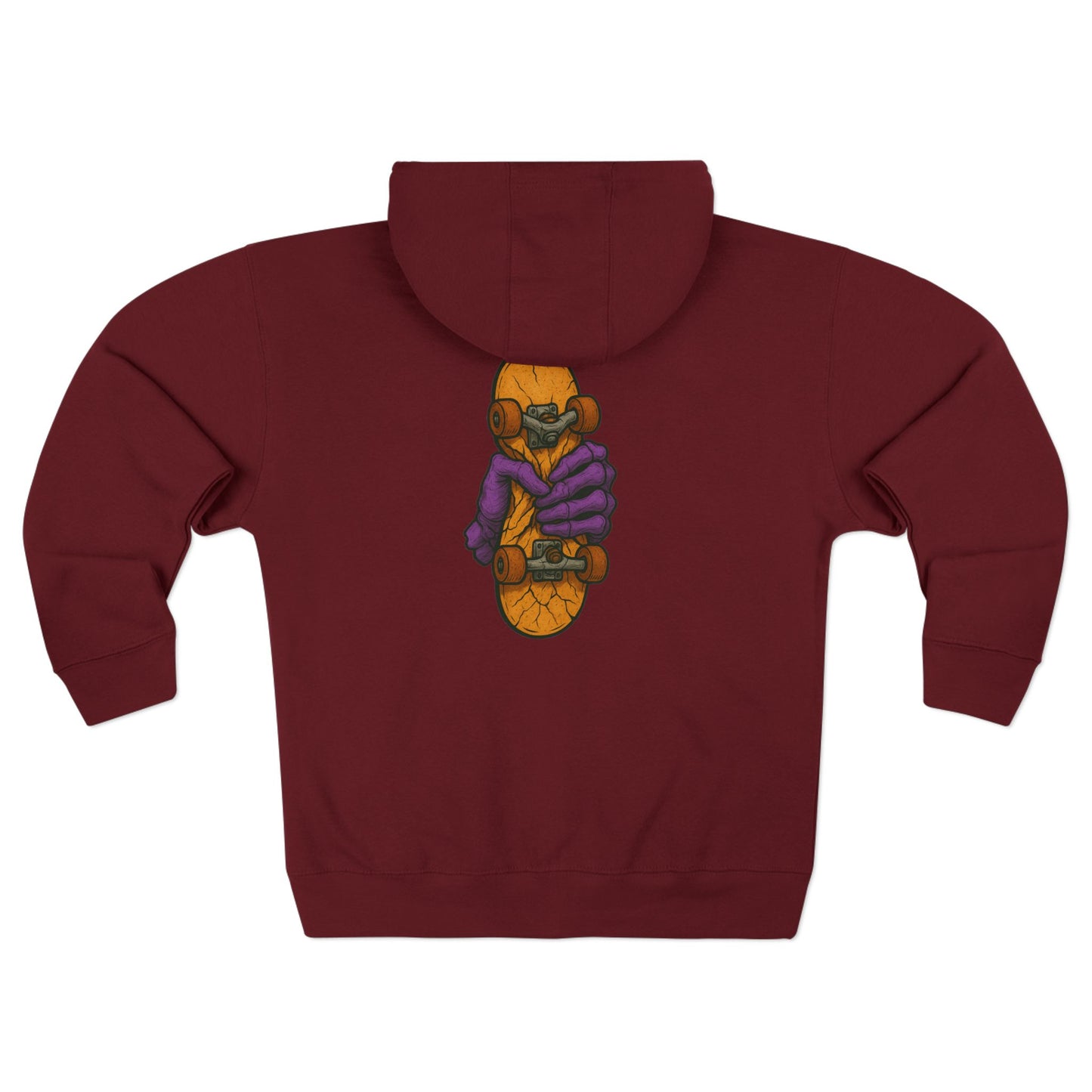 Street Skateboarder Zip Hoodie Printify