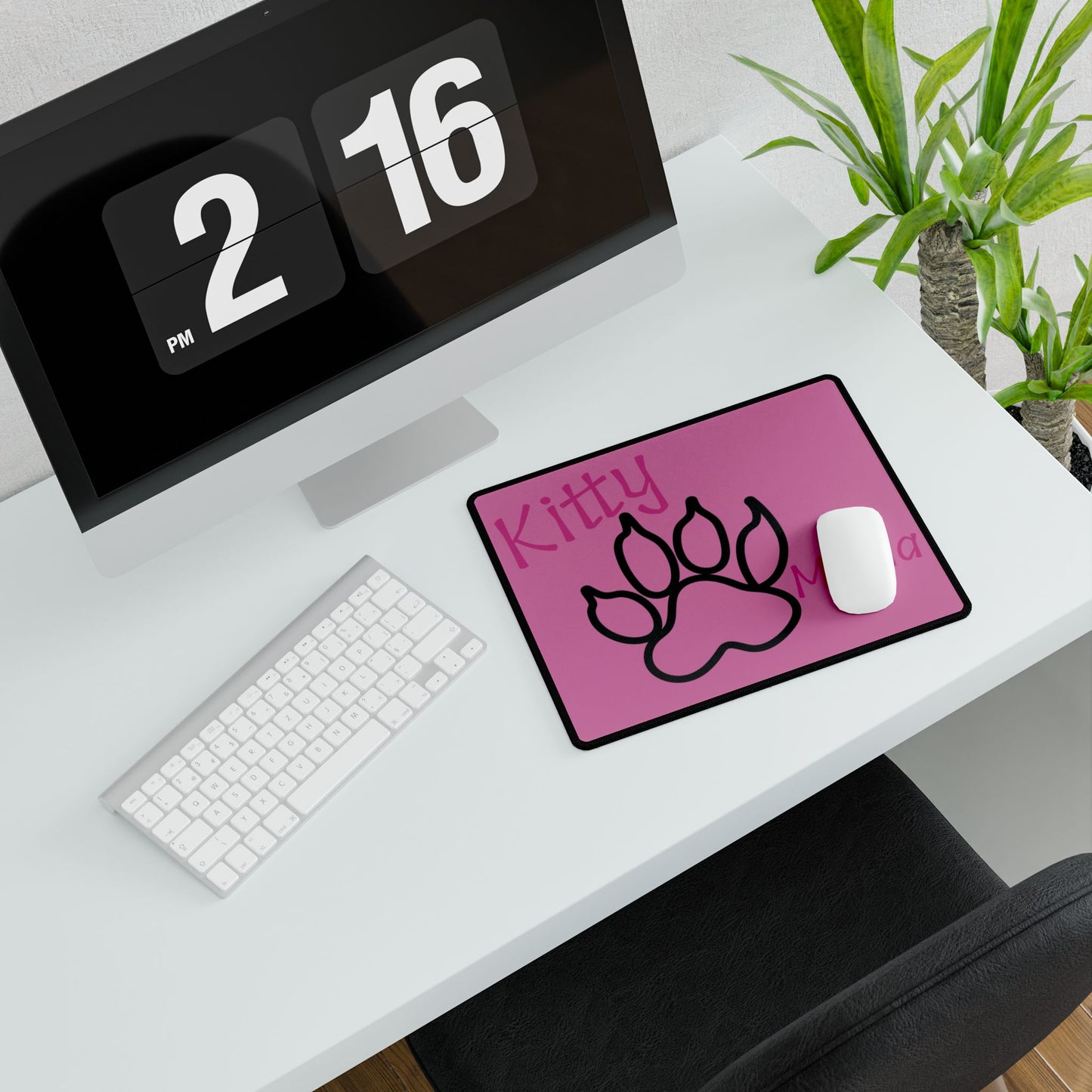 Kitty Mama Mouse Pad Printify