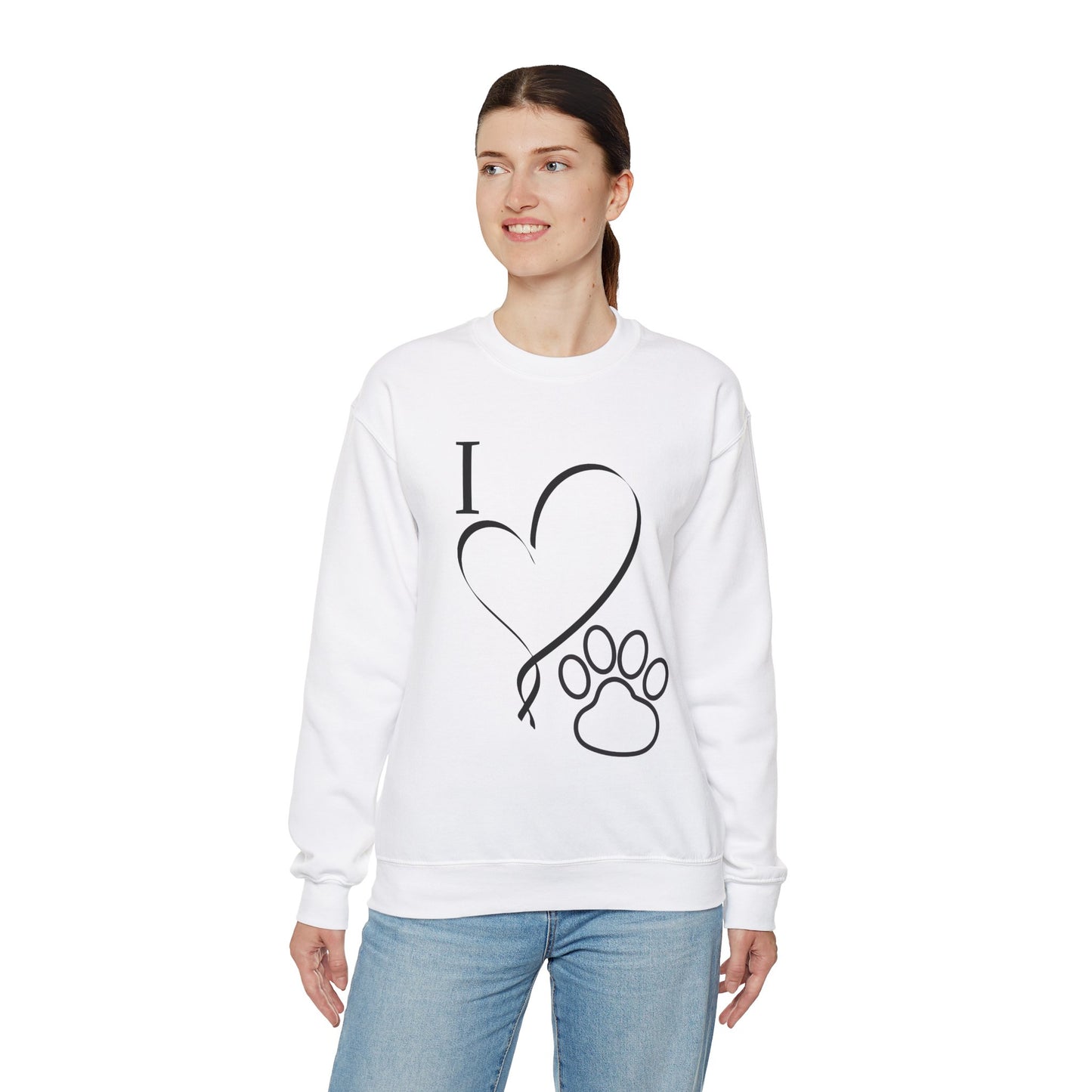 I Love My Pet Crewneck Sweatshirt