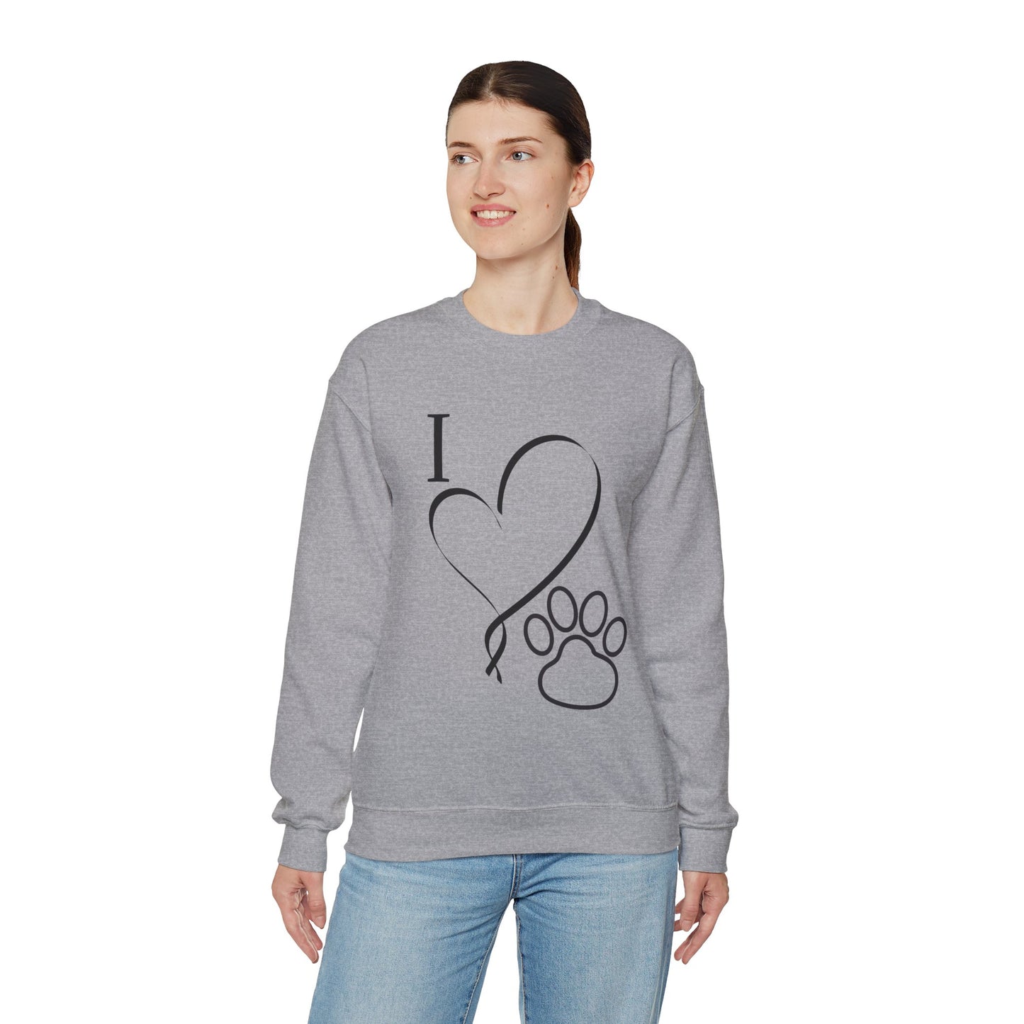 I Love My Pet Crewneck Sweatshirt