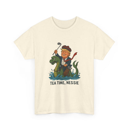 Playful Nessie Tee, Fun Shirt for Casual Wear, Great Gift for Lake Lovers, Perfect for Summer Outings, Unique Humor Apparel Printify