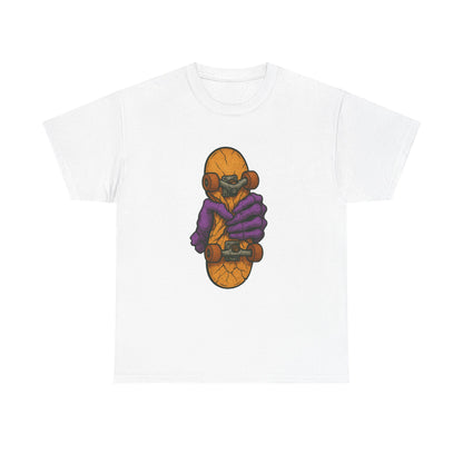 Skateboard Monster Tee, Fun Graphic T-Shirt for Skaters, Cool Unisex Cotton Shirt, Unique Gift for Birthdays, Streetwear Style Printify