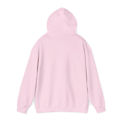 Hoodie — Pink Grim Reaper Illustration "UOme" Streetwear Pullover Printify