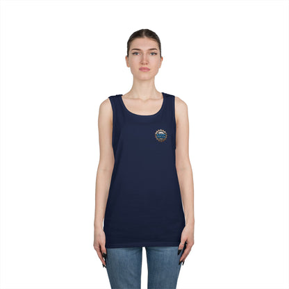 Skate Skull Tank Top – "No Brakes" Graphic Sleeveless Tee Printify