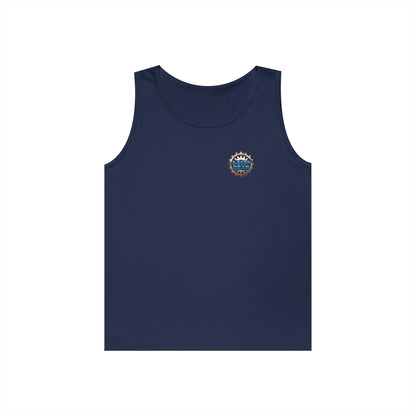 Skate Skull Tank Top – "No Brakes" Graphic Sleeveless Tee Printify