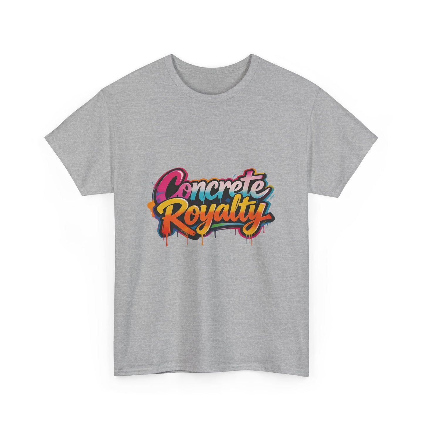 Concrete Royalty T-Shirt — Urban Graffiti Streetwear Tee Printify