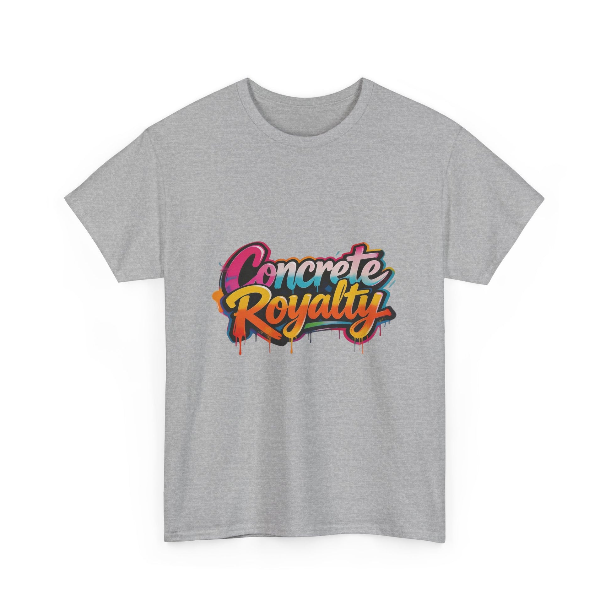 Concrete Royalty T-Shirt — Urban Graffiti Streetwear Tee Printify