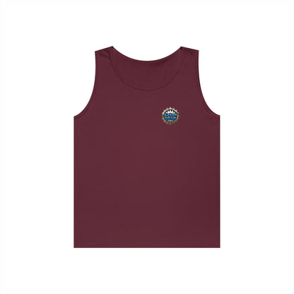 Skate Skull Tank Top – "No Brakes" Graphic Sleeveless Tee Printify