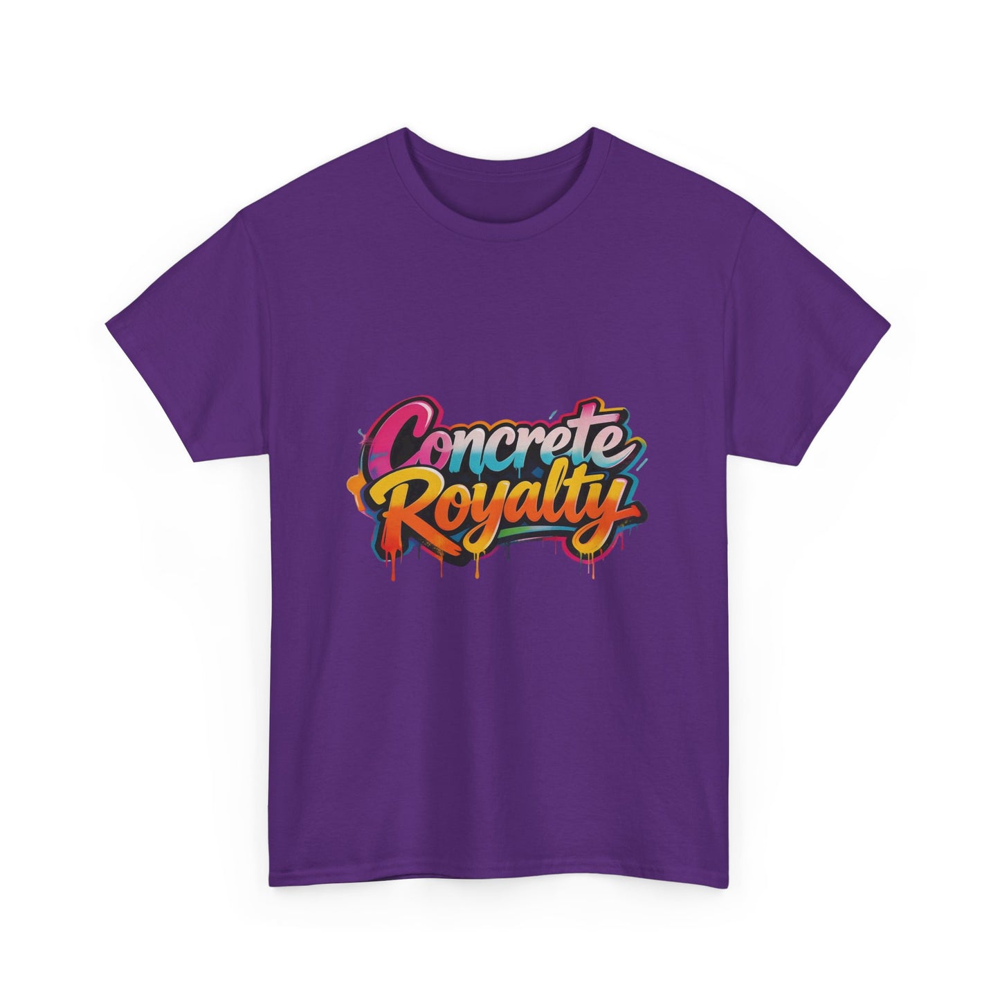 Concrete Royalty T-Shirt — Urban Graffiti Streetwear Tee Printify