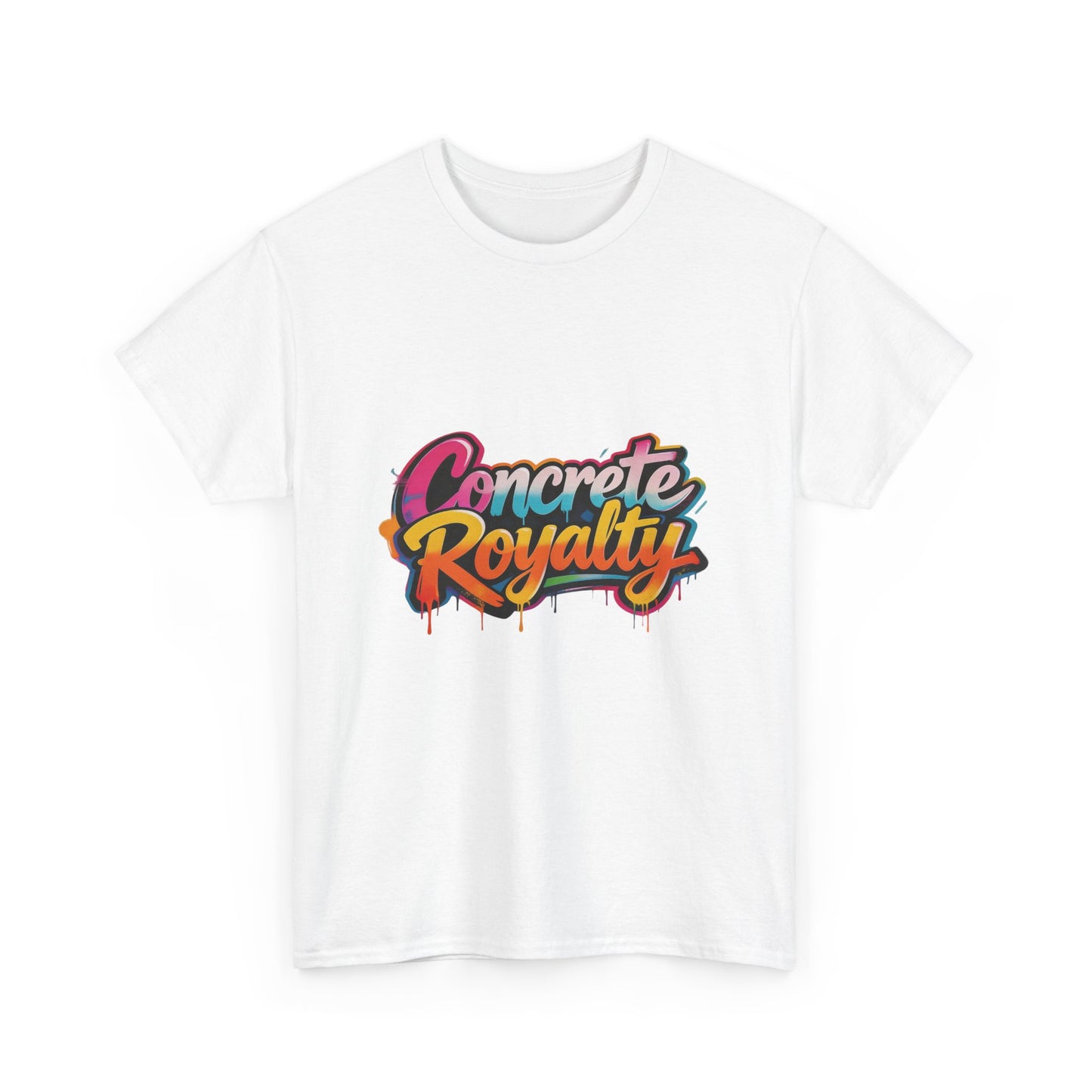 Concrete Royalty T-Shirt — Urban Graffiti Streetwear Tee Printify