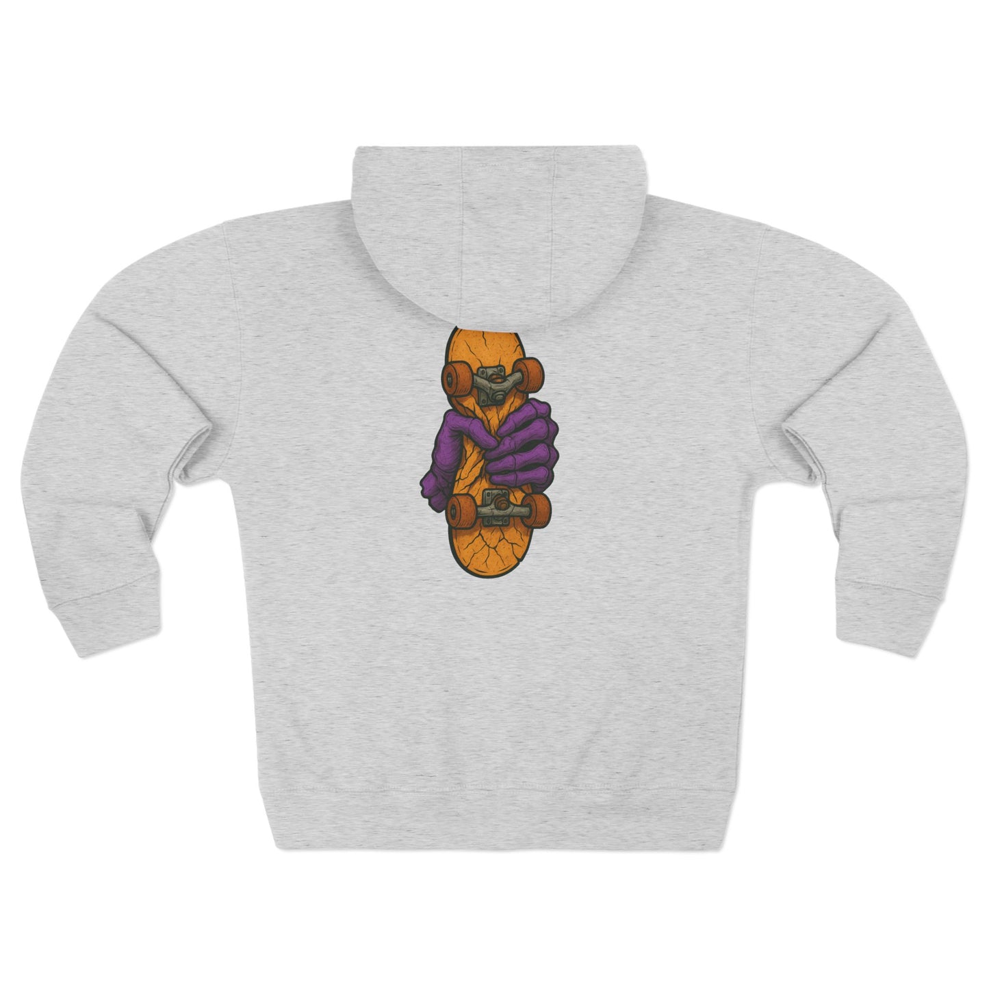 Street Skateboarder Zip Hoodie Printify