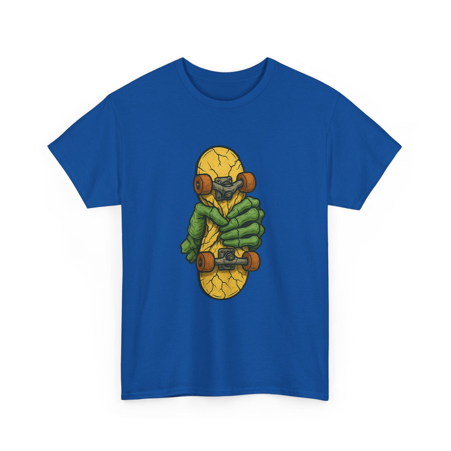 Skateboard Monster Tee, Fun Graphic T-Shirt for Skaters, Cool Unisex Cotton Shirt, Unique Gift for Birthdays, Streetwear Style Printify