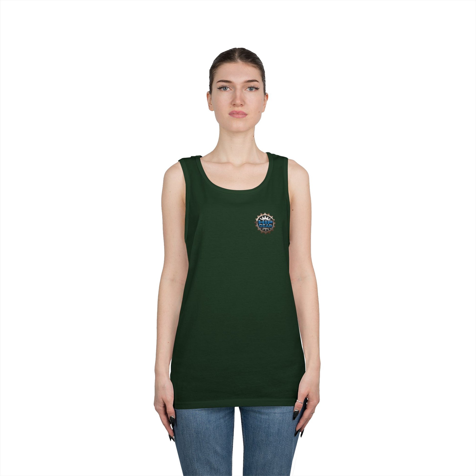 Skate Skull Tank Top – "No Brakes" Graphic Sleeveless Tee Printify