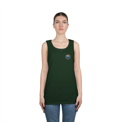 Skate Skull Tank Top – "No Brakes" Graphic Sleeveless Tee Printify