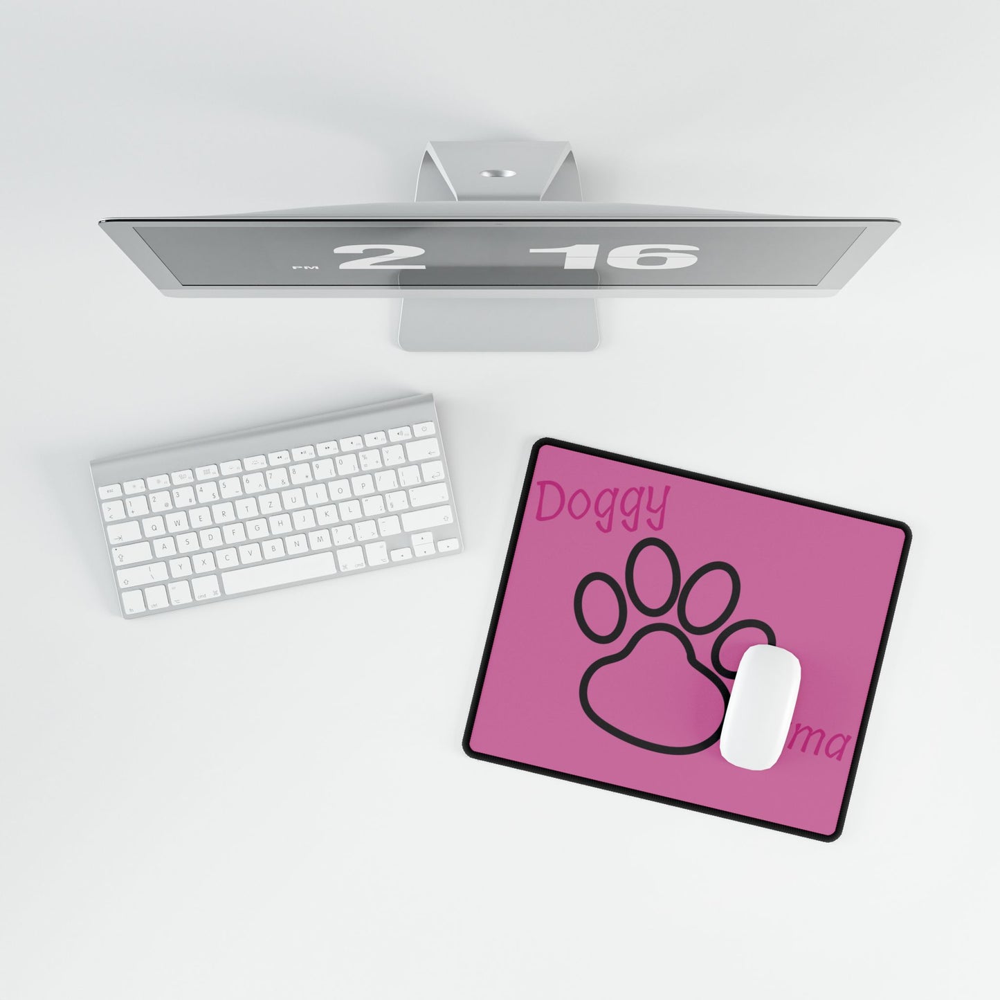 Doggy Mama Mouse Pads Printify