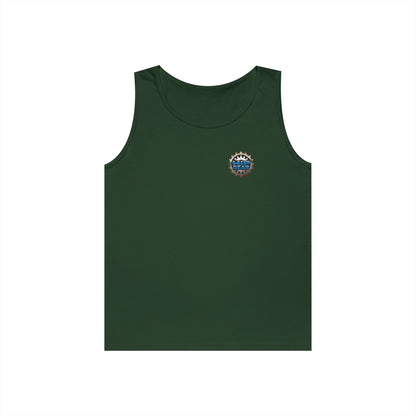 Skate Skull Tank Top – "No Brakes" Graphic Sleeveless Tee Printify
