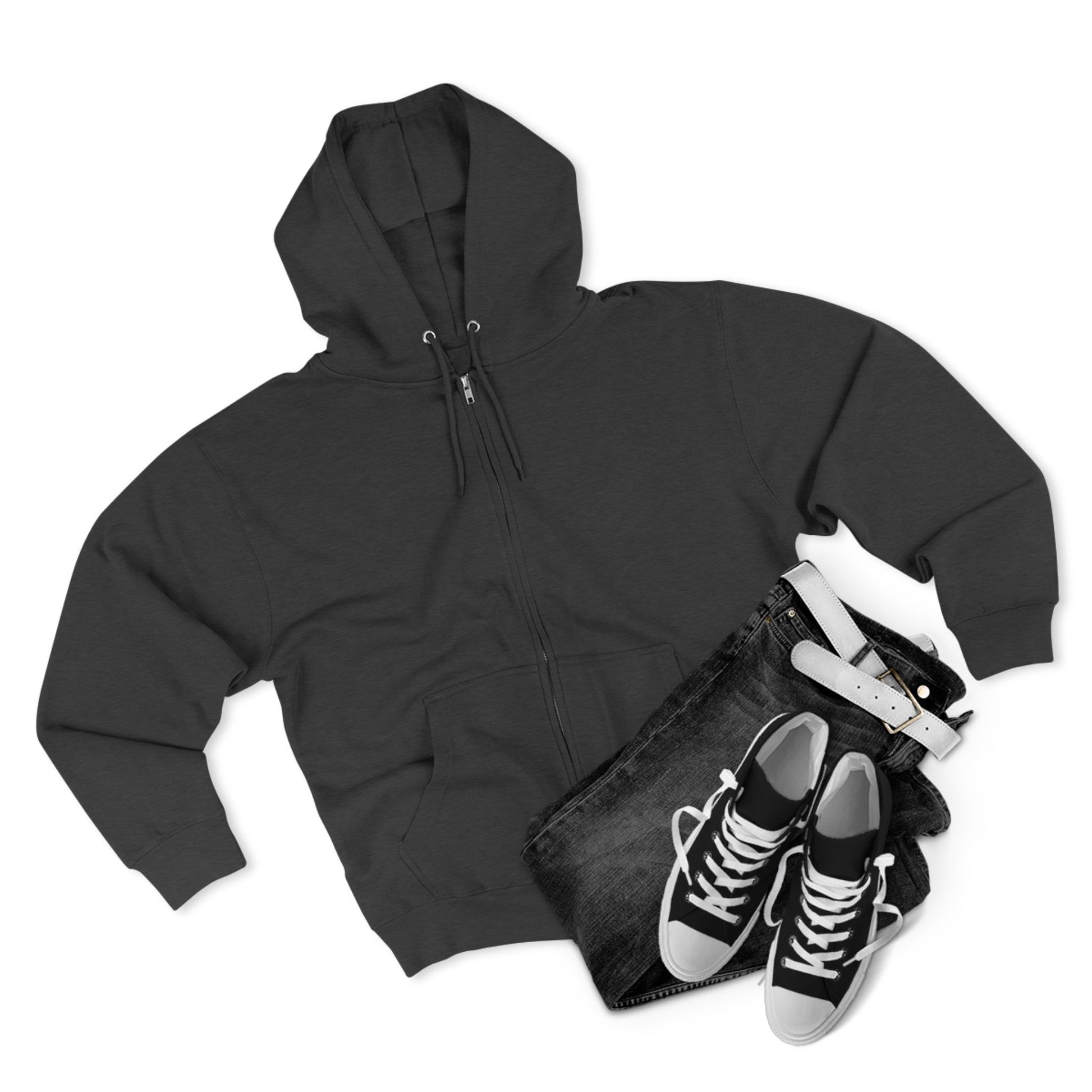 Street Skateboarder Zip Hoodie Printify