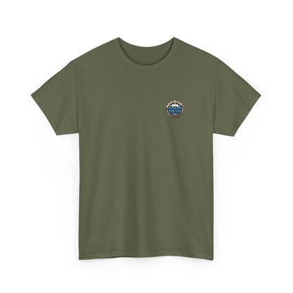 Skull Skateboard Tee — "No Brakes" Graphic Cotton Shirt Printify