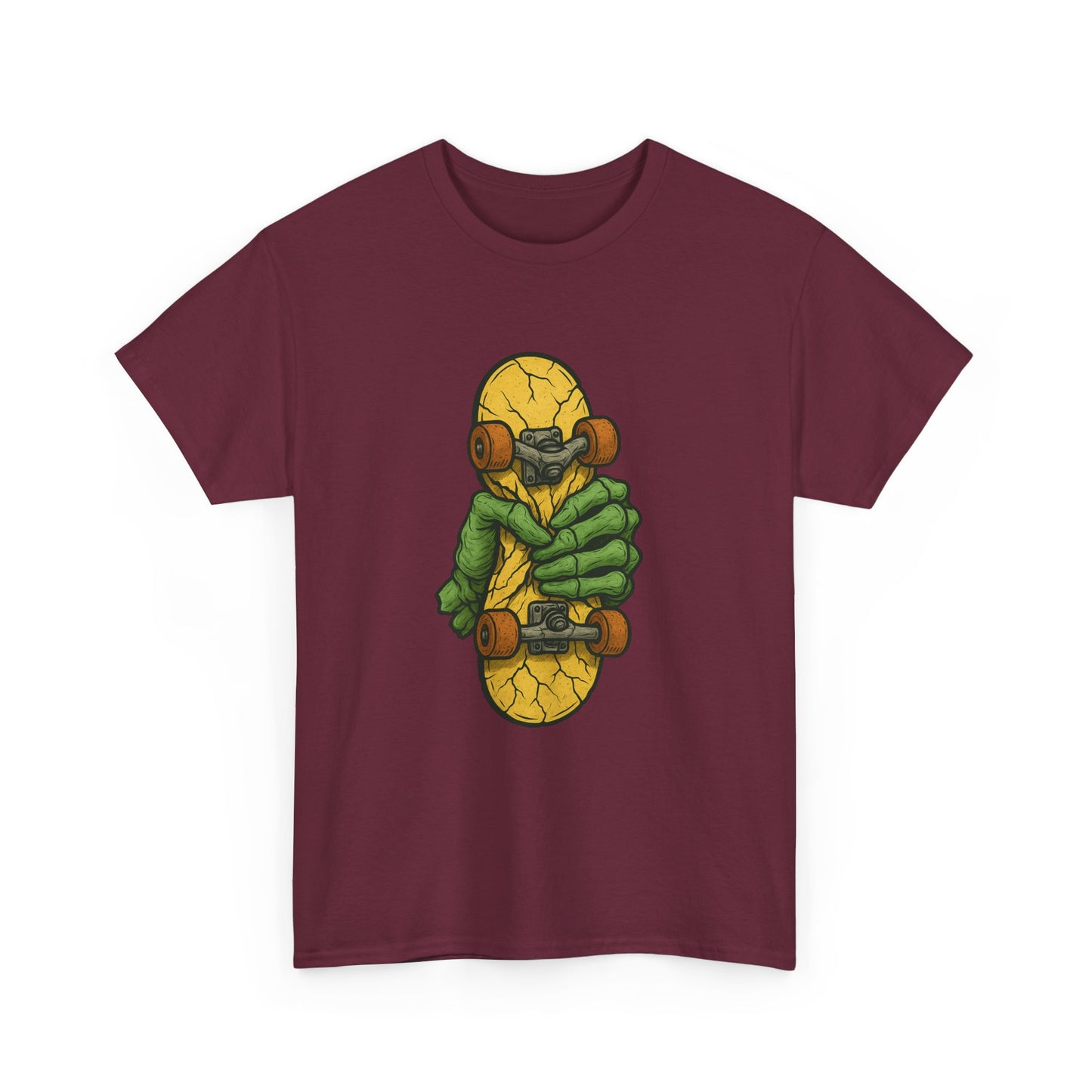 Skateboard Monster Tee, Fun Graphic T-Shirt for Skaters, Cool Unisex Cotton Shirt, Unique Gift for Birthdays, Streetwear Style Printify