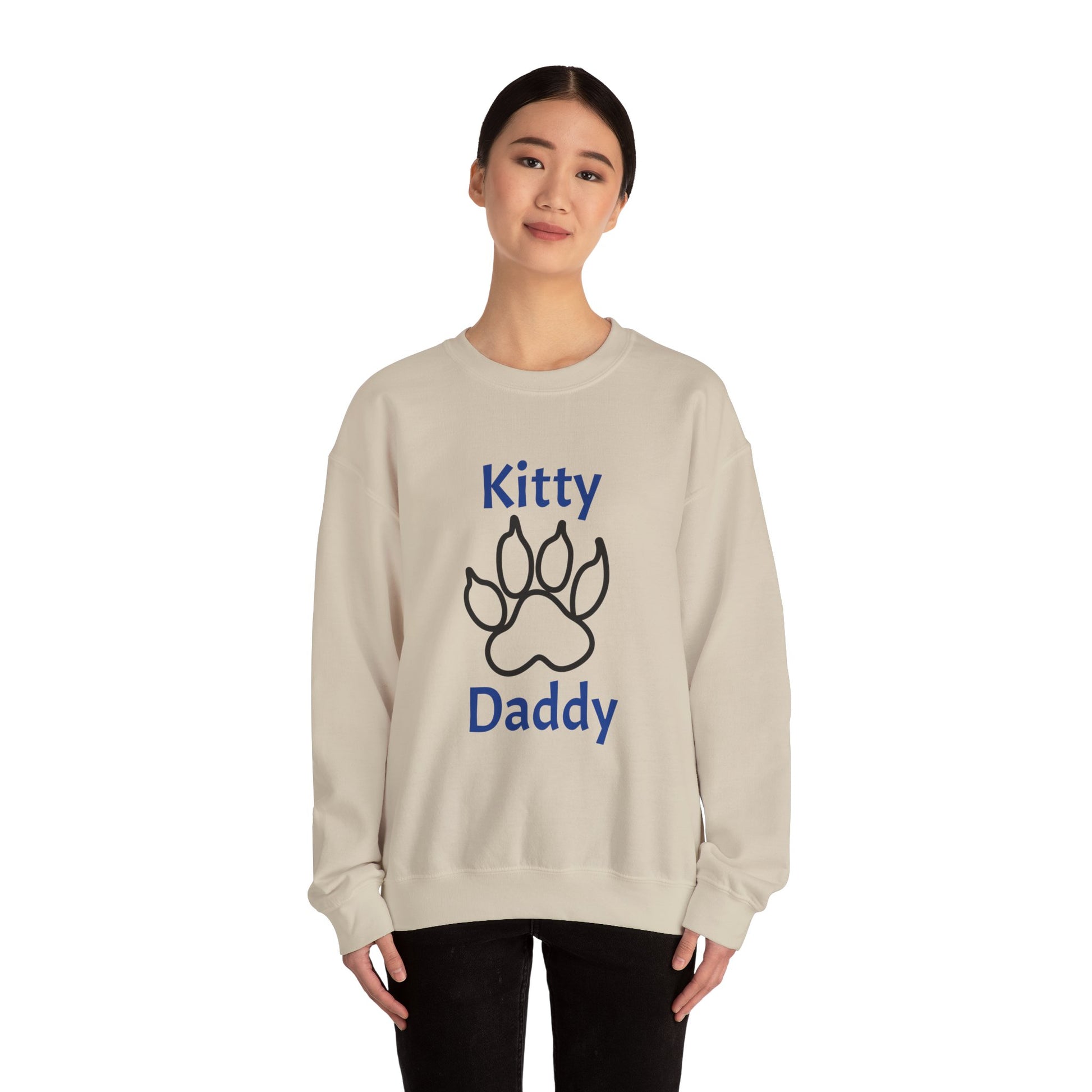 Unisex Heavy Blend™ Kitty Daddy Crewneck Sweatshirt Printify