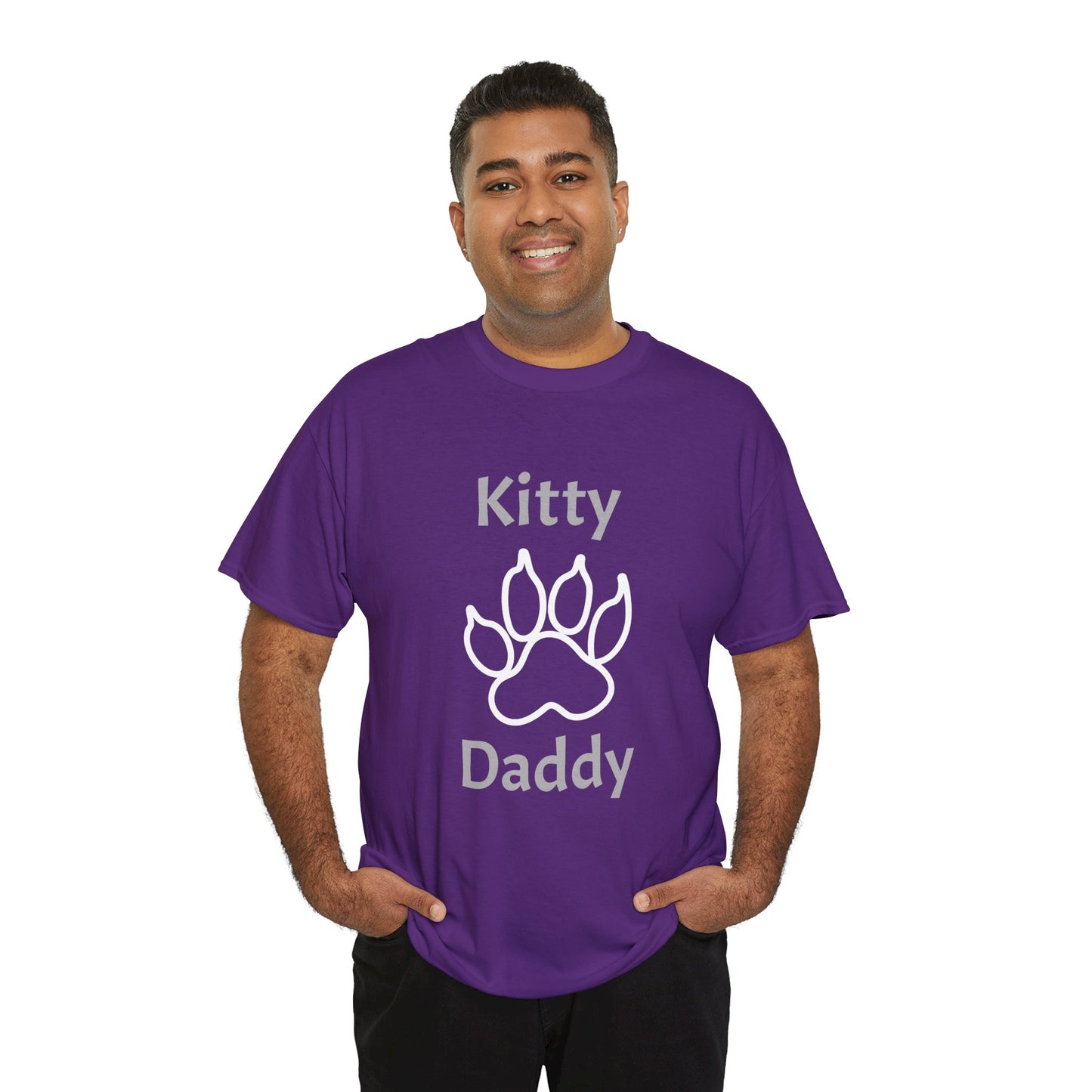 Kitty Daddy Unisex Heavy Cotton Tee Printify