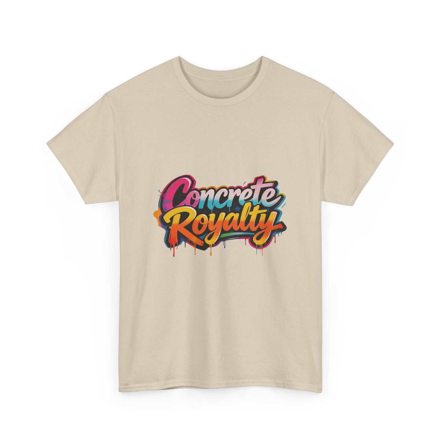 Concrete Royalty T-Shirt — Urban Graffiti Streetwear Tee Printify
