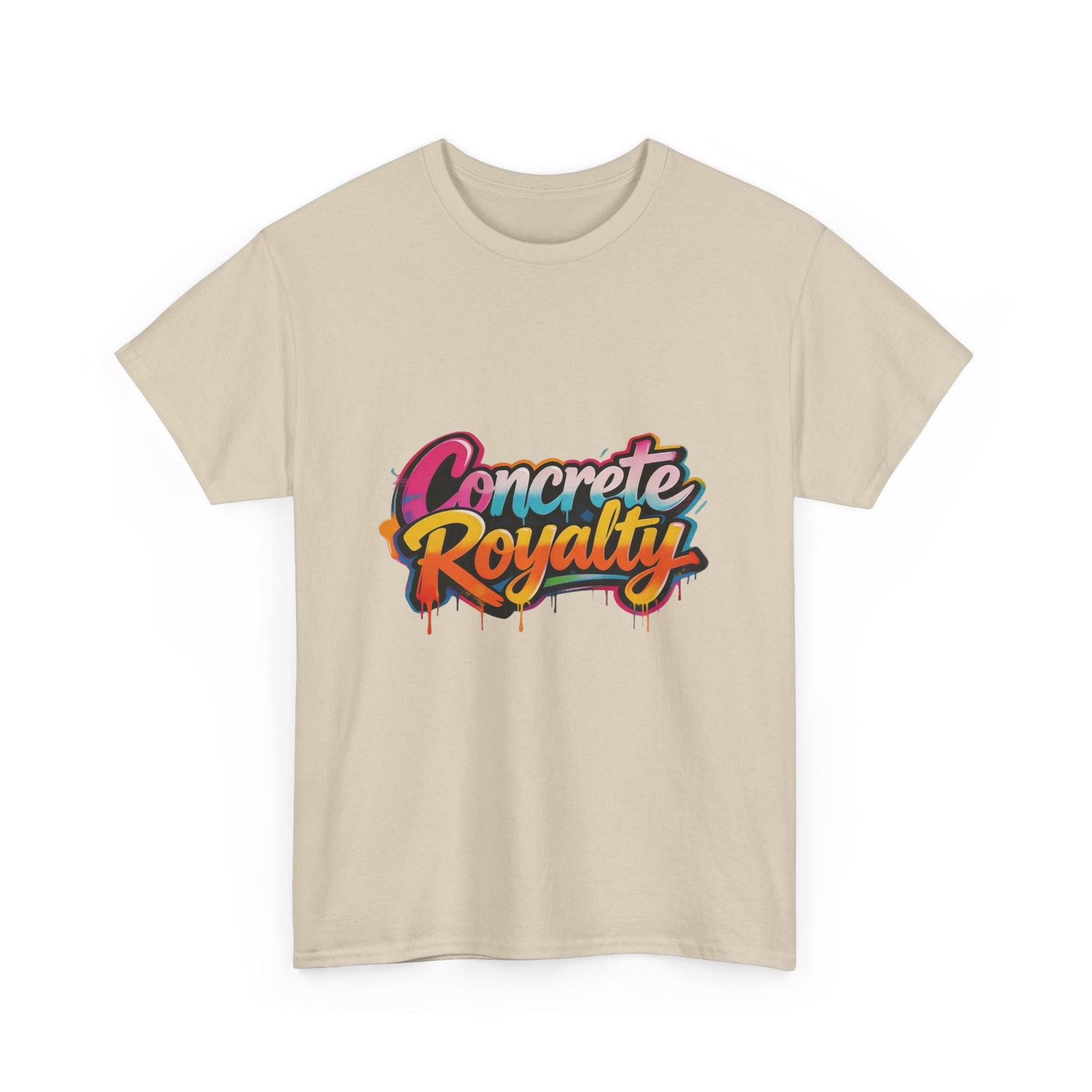 Concrete Royalty T-Shirt — Urban Graffiti Streetwear Tee Printify