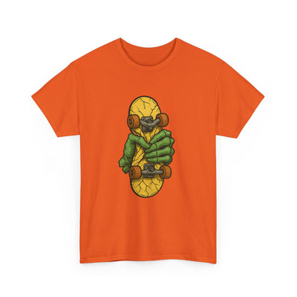 Skateboard Monster Tee, Fun Graphic T-Shirt for Skaters, Cool Unisex Cotton Shirt, Unique Gift for Birthdays, Streetwear Style Printify