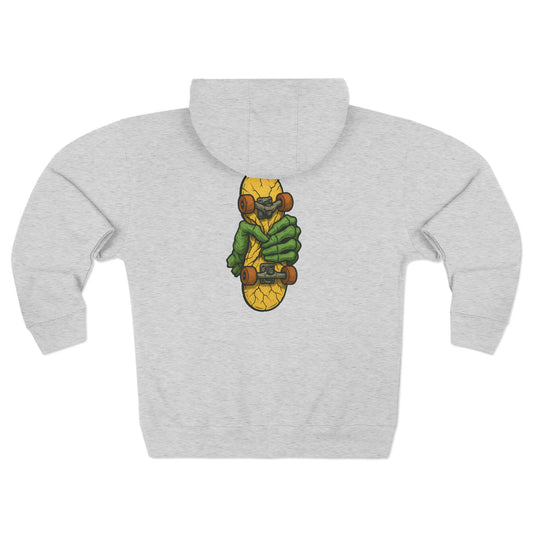 Street Skateboarder Zip Hoodie Printify