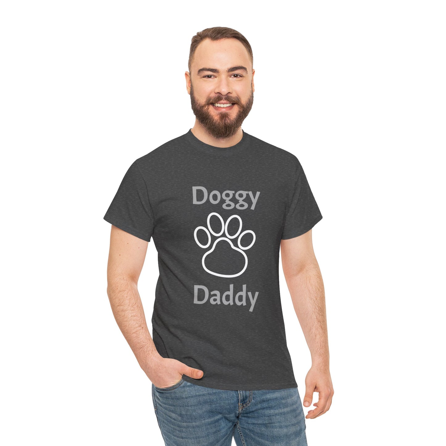 Doggy Daddy Unisex Heavy Cotton Tee Printify