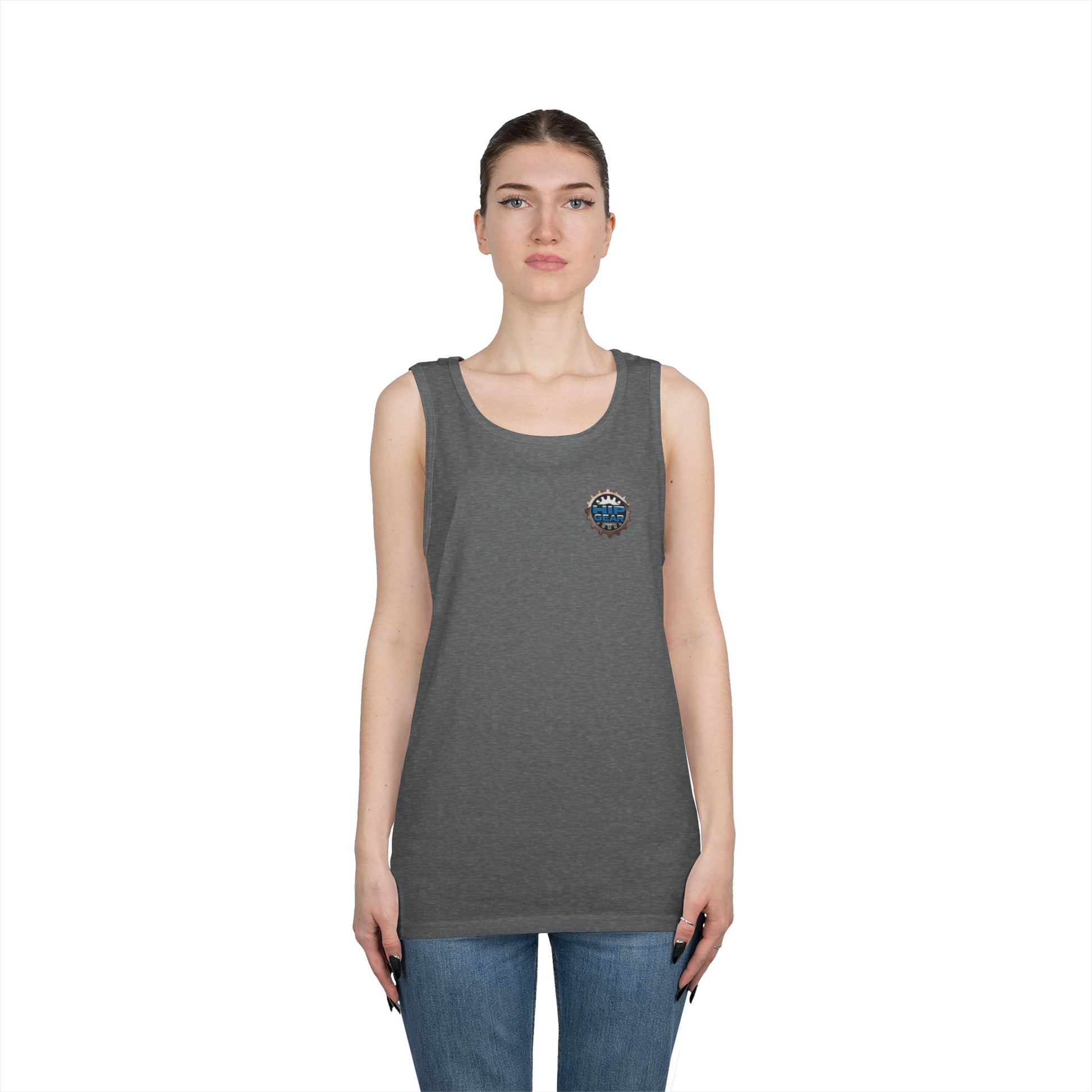 Skate Skull Tank Top – "No Brakes" Graphic Sleeveless Tee Printify