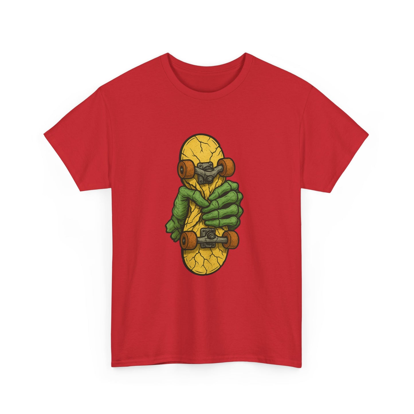 Skateboard Monster Tee, Fun Graphic T-Shirt for Skaters, Cool Unisex Cotton Shirt, Unique Gift for Birthdays, Streetwear Style Printify