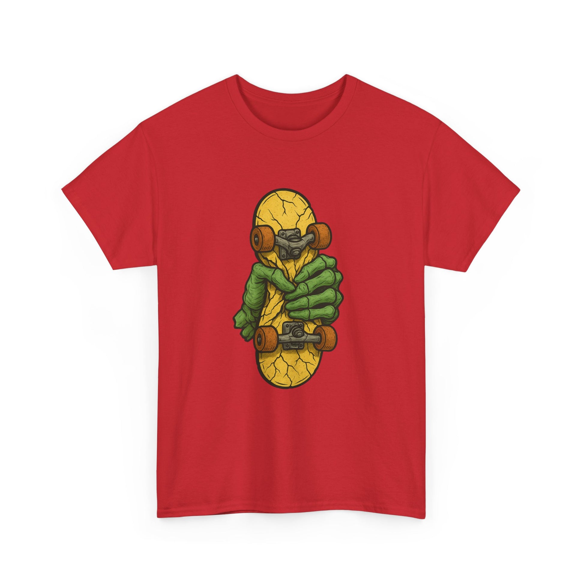 Skateboard Monster Tee, Fun Graphic T-Shirt for Skaters, Cool Unisex Cotton Shirt, Unique Gift for Birthdays, Streetwear Style Printify