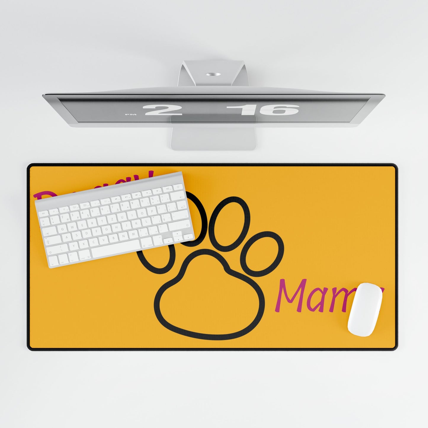 Doggy Mama Mouse Pads Printify