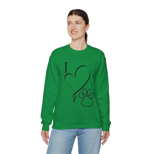 I Love My Pet Crewneck Sweatshirt