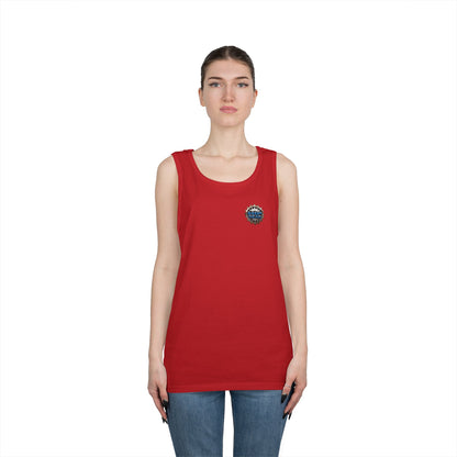 Skate Skull Tank Top – "No Brakes" Graphic Sleeveless Tee Printify
