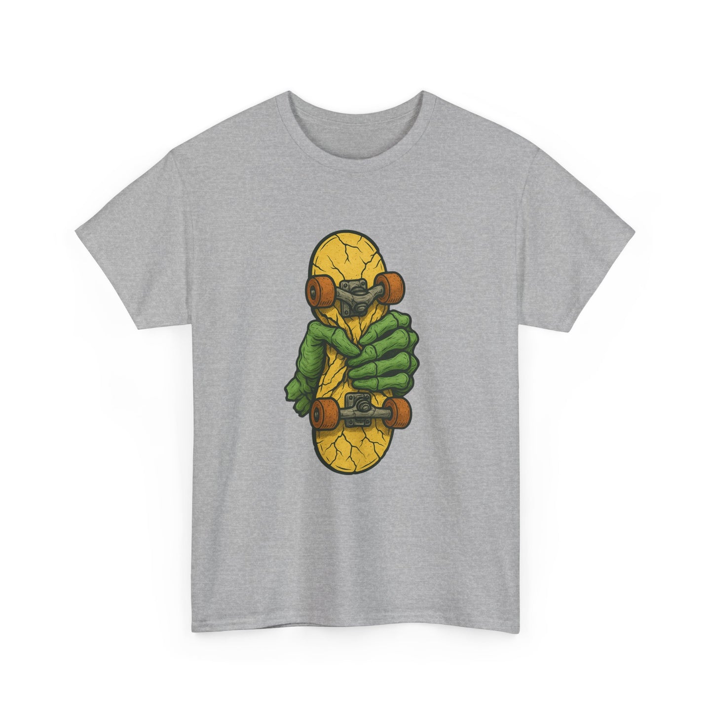 Skateboard Monster Tee, Fun Graphic T-Shirt for Skaters, Cool Unisex Cotton Shirt, Unique Gift for Birthdays, Streetwear Style Printify