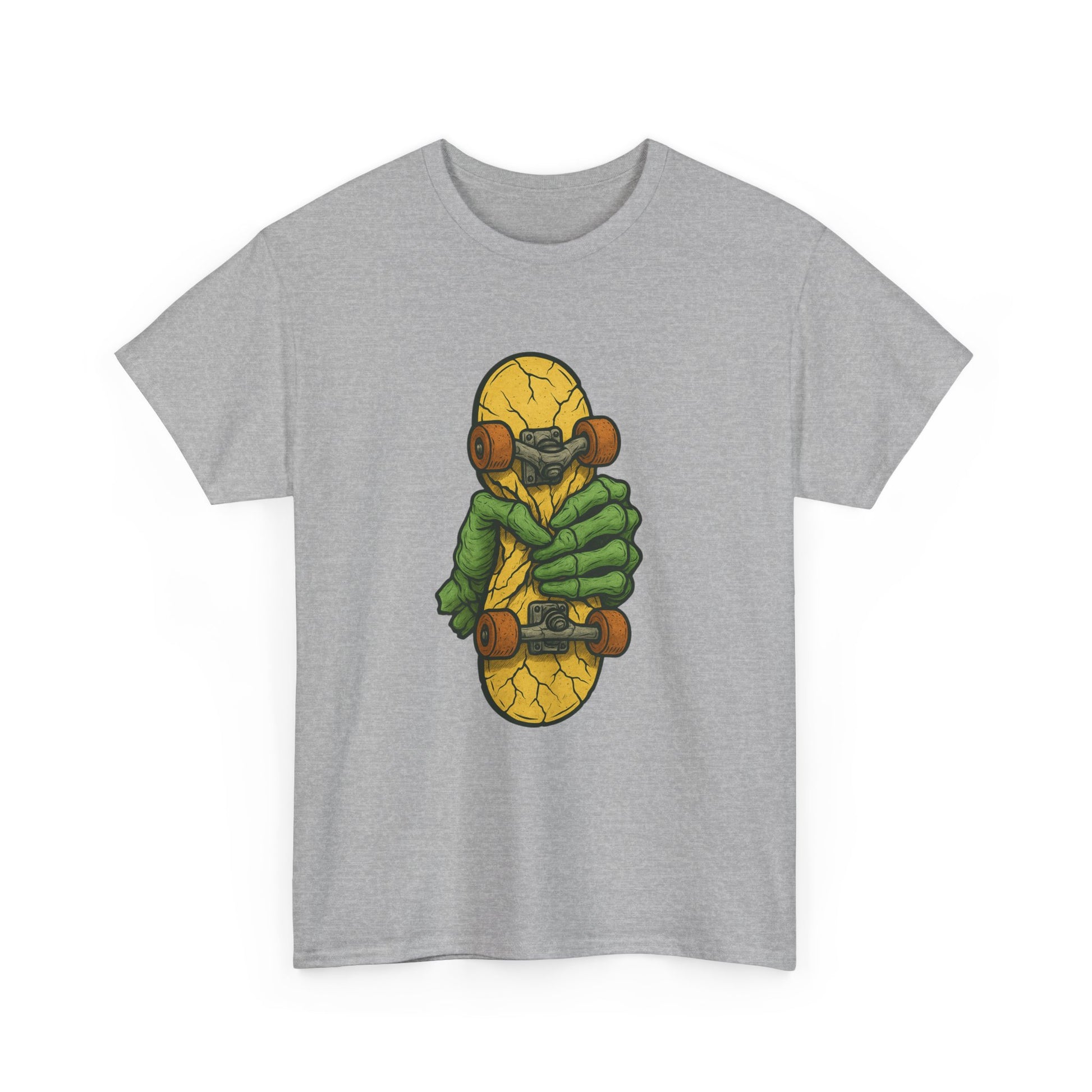 Skateboard Monster Tee, Fun Graphic T-Shirt for Skaters, Cool Unisex Cotton Shirt, Unique Gift for Birthdays, Streetwear Style Printify