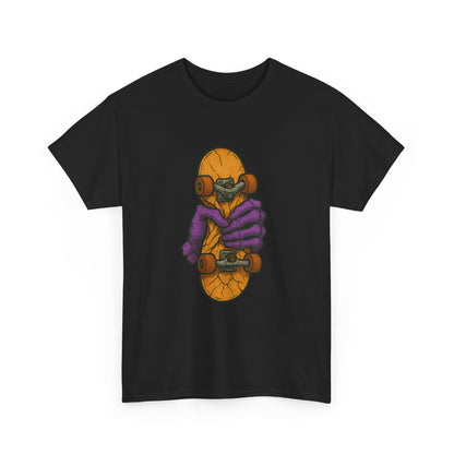 Skateboard Monster Tee, Fun Graphic T-Shirt for Skaters, Cool Unisex Cotton Shirt, Unique Gift for Birthdays, Streetwear Style Printify