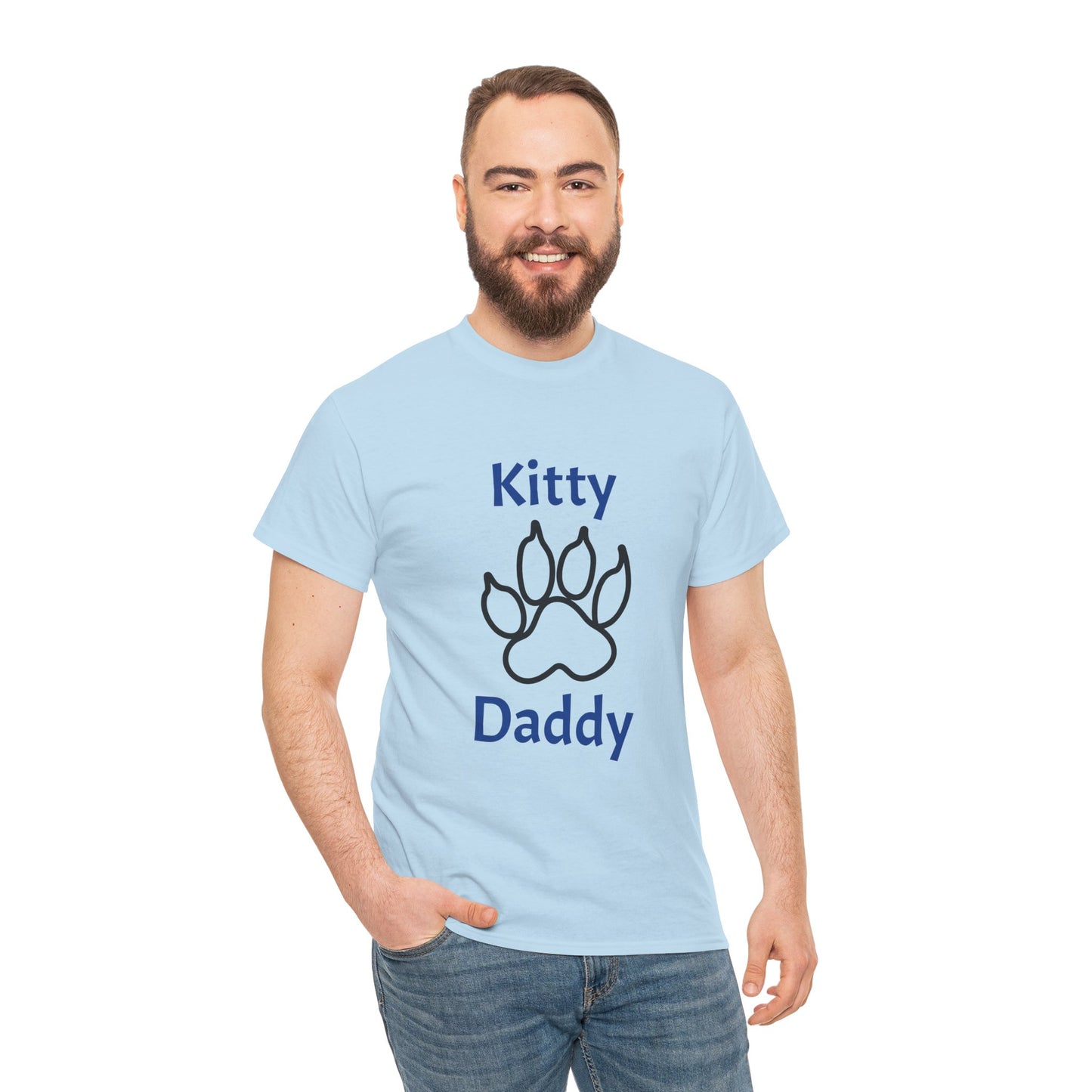 Kitty Daddy Unisex Heavy Cotton Tee Printify