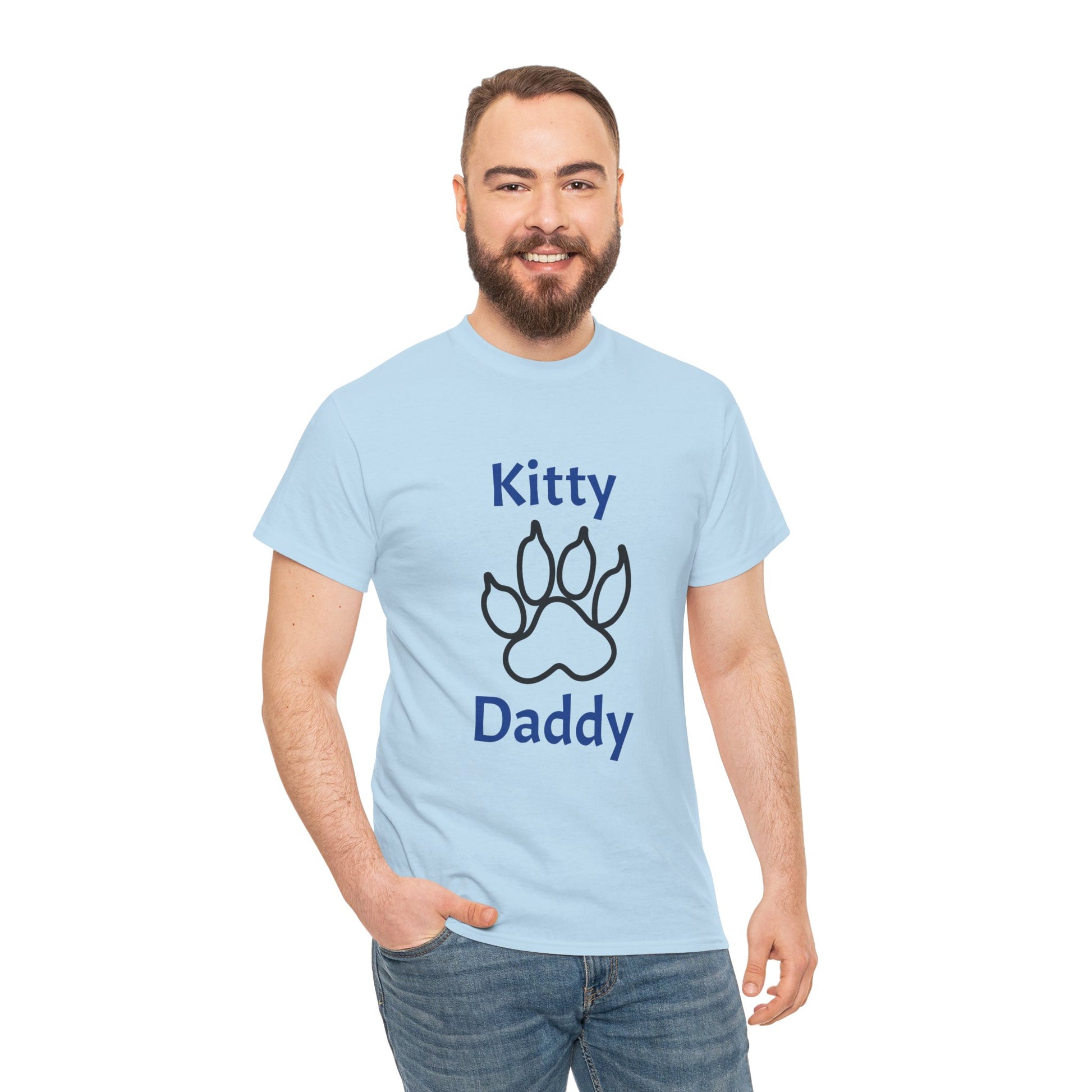 Kitty Daddy Unisex Heavy Cotton Tee Printify