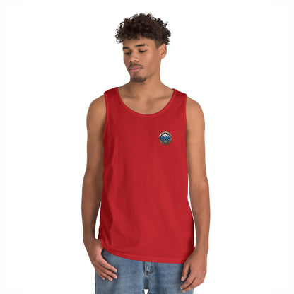 Skate Skull Tank Top – "No Brakes" Graphic Sleeveless Tee Printify