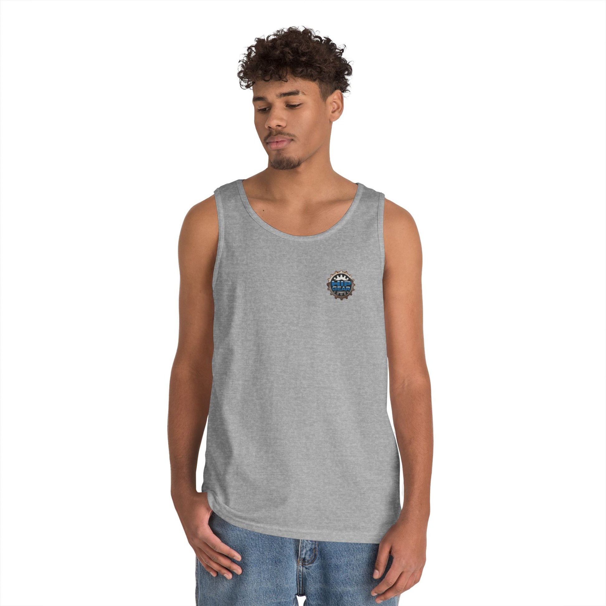 Skate Skull Tank Top – "No Brakes" Graphic Sleeveless Tee Printify