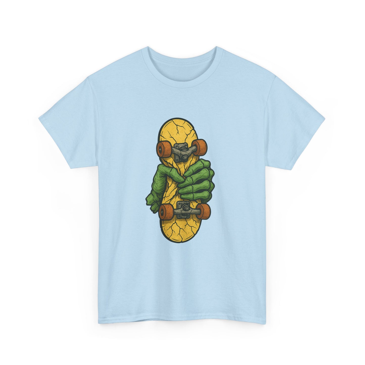 Skateboard Monster Tee, Fun Graphic T-Shirt for Skaters, Cool Unisex Cotton Shirt, Unique Gift for Birthdays, Streetwear Style Printify