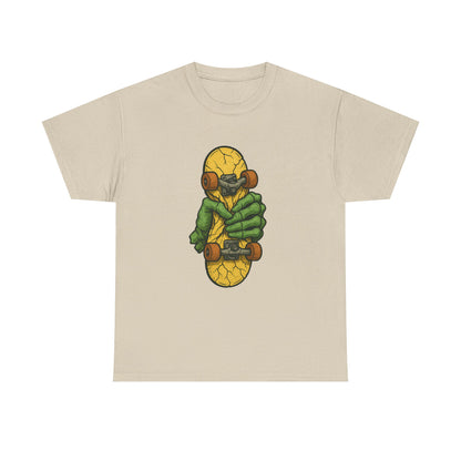 Skateboard Monster Tee, Fun Graphic T-Shirt for Skaters, Cool Unisex Cotton Shirt, Unique Gift for Birthdays, Streetwear Style Printify