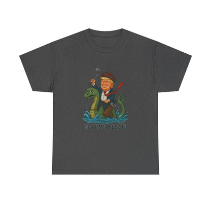 Playful Nessie Tee, Fun Shirt for Casual Wear, Great Gift for Lake Lovers, Perfect for Summer Outings, Unique Humor Apparel Printify