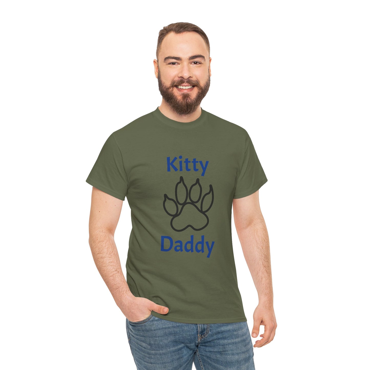 Kitty Daddy Unisex Heavy Cotton Tee Printify