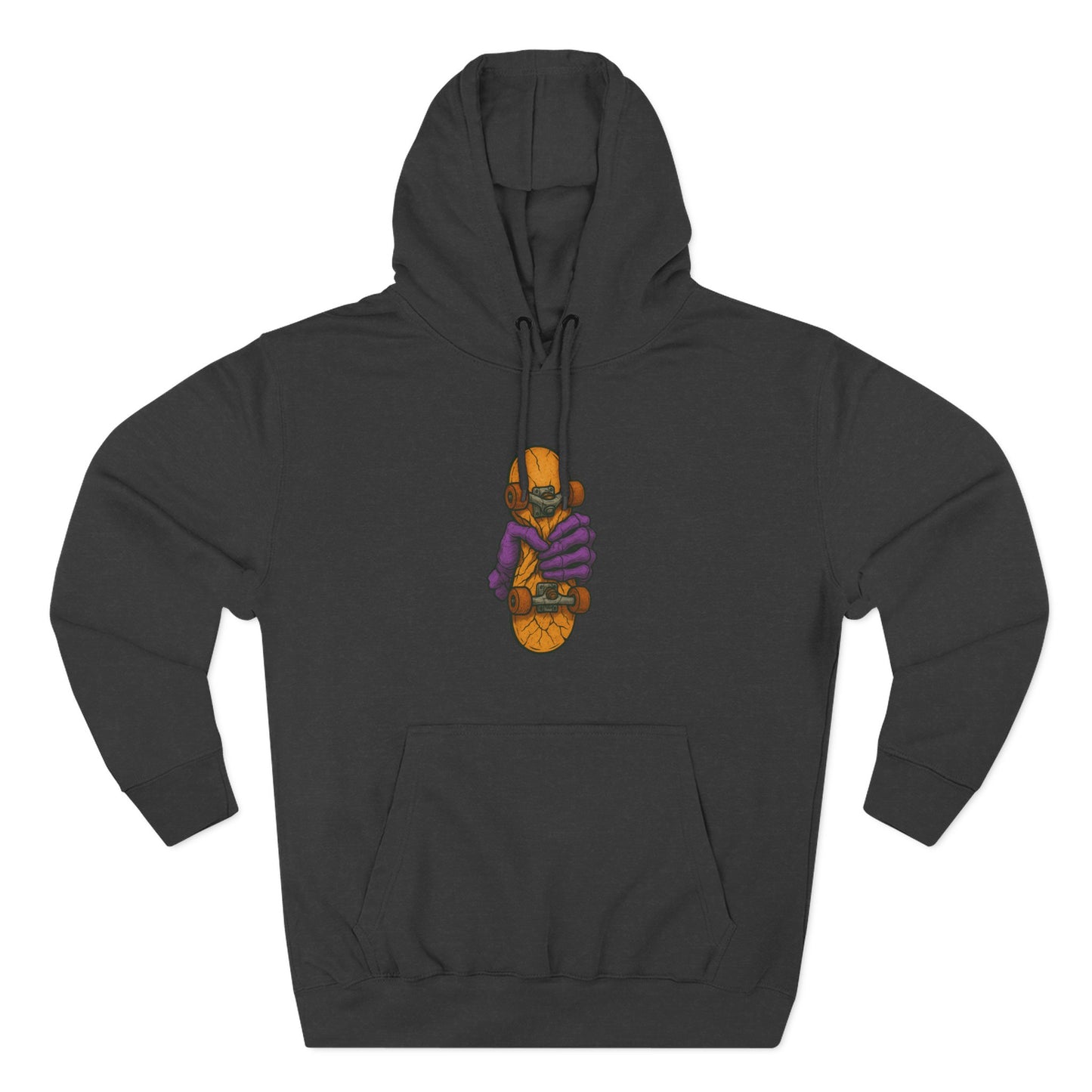 Cozy Three-Panel Fleece Hoodie for Chill Days, Perfect Gift for Friends, Unique Style, Casual Wear, Comfortable Layering Printify